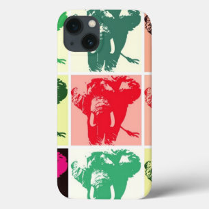 アートポップ・アートのゾウ iPhone 13ケース