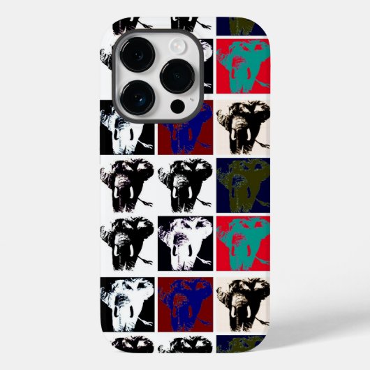 アートポップ・アートのゾウ Case-Mate iPhoneケース (裏面)