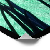 アートポップ・アートのタイガー猫ポスター ポスター (角)