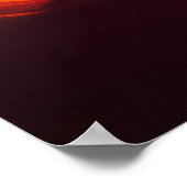 アートポップ・アートのタンクシーンサンセット – 軍隊ビーブスアート ポスター (角)