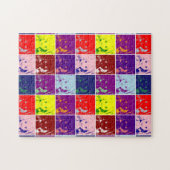 アートポップ・アートのチャイルドールインクポートレート ジグソーパズル (横)