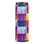 アートポップ・アートのチャイルドールインクポートレート タンブラー (裏面)