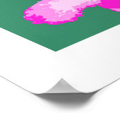 アートポップ・アートのテディベアズプリント ポスター (角)