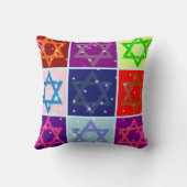 アートポップ・アートのデザイナーの枕 – JUDICA - HANUKAH GIVES クッション (裏面)