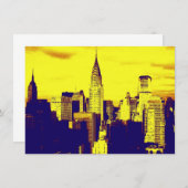 アートポップ・アートのニューヨークシティ招待状 招待状 (正面/裏面)