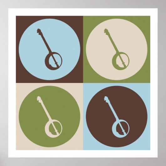 アートポップ・アートのバンジョー ポスター (正面)