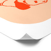 アートポップ・アートのパンダベアーミックス ポスター (角)