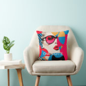 アートポップ・アートのフォトコラージュ クッション (椅子)