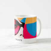 アートポップ・アートのフォトコラージュ コーヒーマグカップ (正面右)