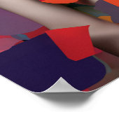 アートポップ・アートのフォトコラージュ ポスター (角)