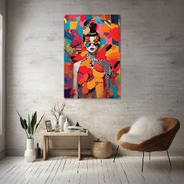 アートポップ・アートのフォトコラージュ ポスター