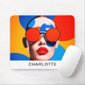 アートポップ・アートのフォトコラージュ マウスパッド (マウス)