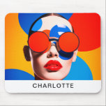 アートポップ・アートのフォトコラージュ マウスパッド<br><div class="desc">ポップ・アートのArt Photo Collageデザインと名前！「人生は絵画ある種の色だ鮮やか。色を加えれば増えるほど明るくなる」 カラー&アートポップ・アートの愛好家のために！</div>