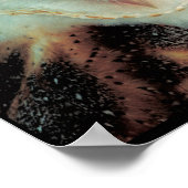 アートポップ・アートのフクロウのポスター ポスター (角)