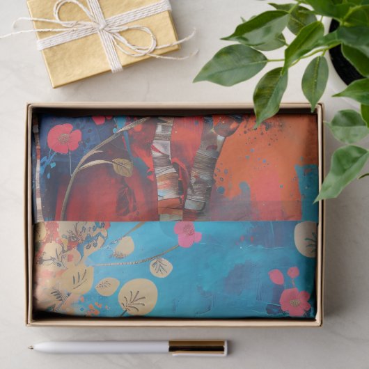 アートポップ・アートのフクロウの切り離 薄葉紙 (ギフト)