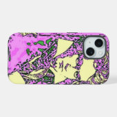 アートポップ・アートのベートーベン iPhone 15ケース (裏面横)
