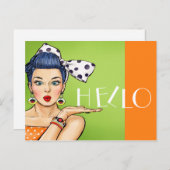 アートポップ・アートのポストカード2空白の背面 ポストカード (正面/裏面)