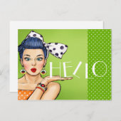 アートポップ・アートのポストカード3空白の背面 ポストカード (正面/裏面)