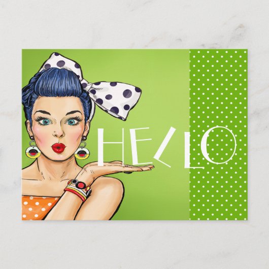 アートポップ・アートのポストカード3空白の背面 ポストカード (正面)