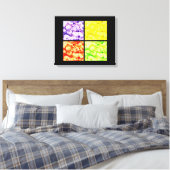 アートポップ・アートのポップコーン キャンバスプリント (インサイチュ (寝室))