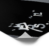 アートポップ・アートのポートレートポスター赤い唇と爪、 ネイル ポスター (角)