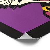 アートポップ・アートのマンガートラガーグリッドおもしろいウォールアート ポスター (角)