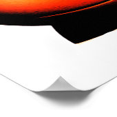 アートポップ・アートのラブバスケットボールドアポスター ポスター (角)