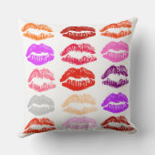 アートポップ・アートのリップ(キス)枕 クッション (裏面)