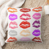 アートポップ・アートのリップ(キス)枕 クッション (ブランケット)