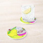 アートポップ・アートのリンゴ コースター (側面)