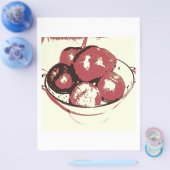 アートポップ・アートのリンゴ チラシ (シングル)