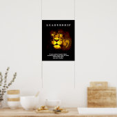 アートポップ・アートのリーやる気を起こさせるダーのライオンのポスター ポスター (キッチン)