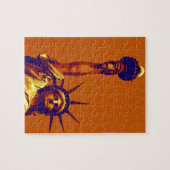 アートポップ・アートのレディーリバティ ジグソーパズル (横)