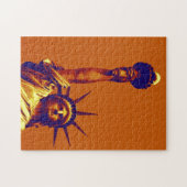 アートポップ・アートのレディーリバティ ジグソーパズル (横)