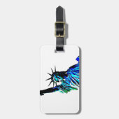 アートポップ・アートのレディーリバティ ラゲッジタグ (正面縦)