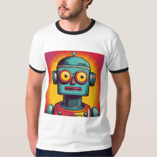 アートポップ・アートのロボット Tシャツ