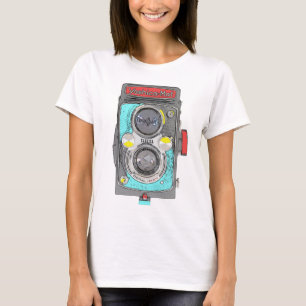 アートポップ・アートのヴィンテージカメラ。 Tシャツ