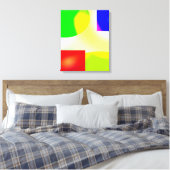 アートポップ・アートの反射 キャンバスプリント (インサイチュ (寝室))