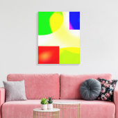 アートポップ・アートの反射 キャンバスプリント (インサイチュ (リビング))