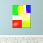 アートポップ・アートの反射 キャンバスプリント (インサイチュ (ウッドフロア))