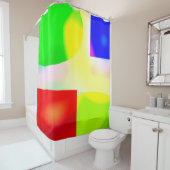 アートポップ・アートの反射 シャワーカーテン (インサイチュ)