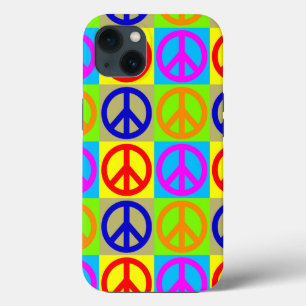 アートポップ・アートの平和サイン iPhone 13ケース