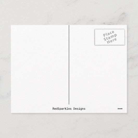 アートポップ・アートの感謝祭シルエット シーズンポストカード (裏面)