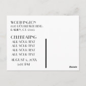 アートポップ・アートの日付はがきを保存 ポストカード (裏面)