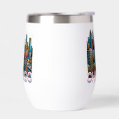 アートポップ・アートの漫画ブックシカゴ，イリノイ州スカイライン (左面)