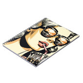 アートポップ・アートの漫画本女かわいらし炭酸飲料 ノートブック (左側)