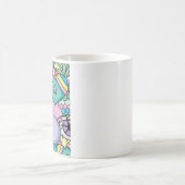 アートポップ・アートの背景漫画 コーヒーマグカップ (中央)