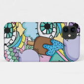 アートポップ・アートの背景漫画 Case-Mate iPhoneケース (裏面(横))