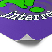 アートポップ・アートの・インタロバン ポスター (角)