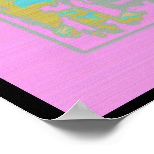 アートポップ・アートの・エイブラハム・リンカーンとその猫「ディクシー」 ポスター (角)